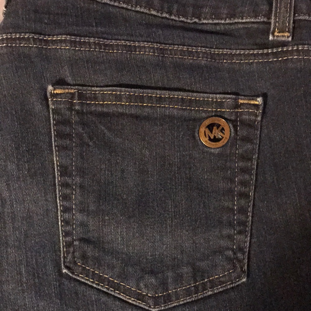 Boot Length Michael Kors Blue Jeans